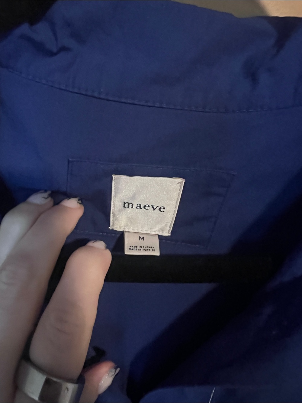 Maeve Deep Blue Baby Doll Dress - Picture 3 of 4